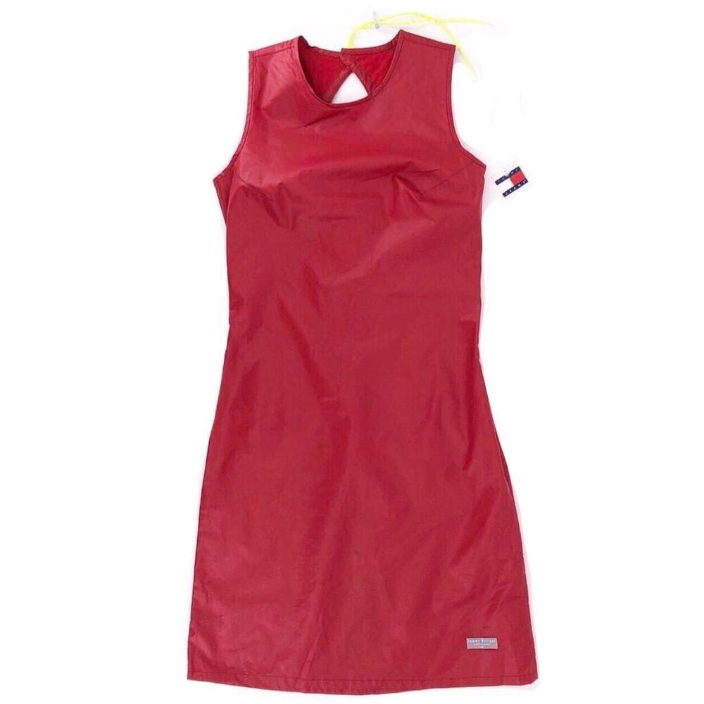 Tommy Hilfiger red Tommy Jeans dress Y2K 2000s vintage